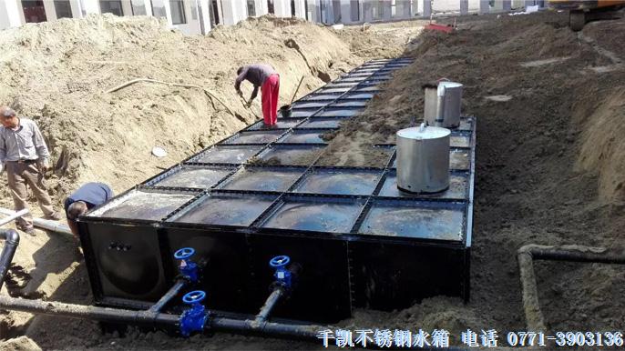 廣西地埋式箱泵一體化水箱廠家找千凱，咨詢0771-3903136