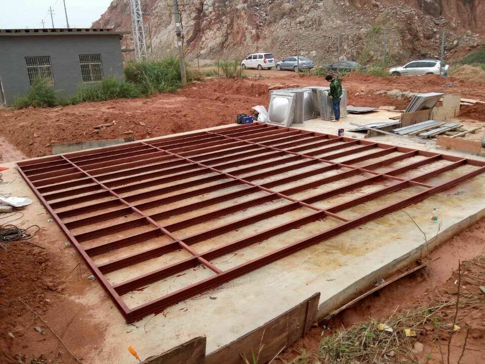 不銹鋼水箱槽鋼底座 不銹鋼水箱槽鋼底座