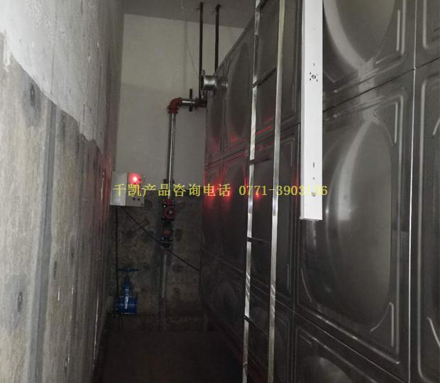 中鐵鳳嶺國際城項(xiàng)目不銹鋼水箱安裝完成