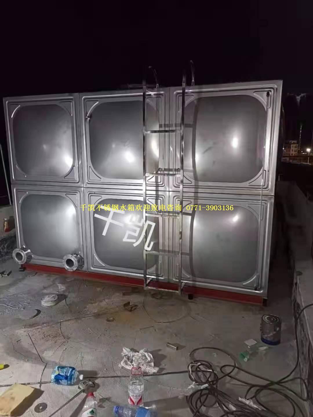 防城港新華幼兒園不銹鋼水箱竣工