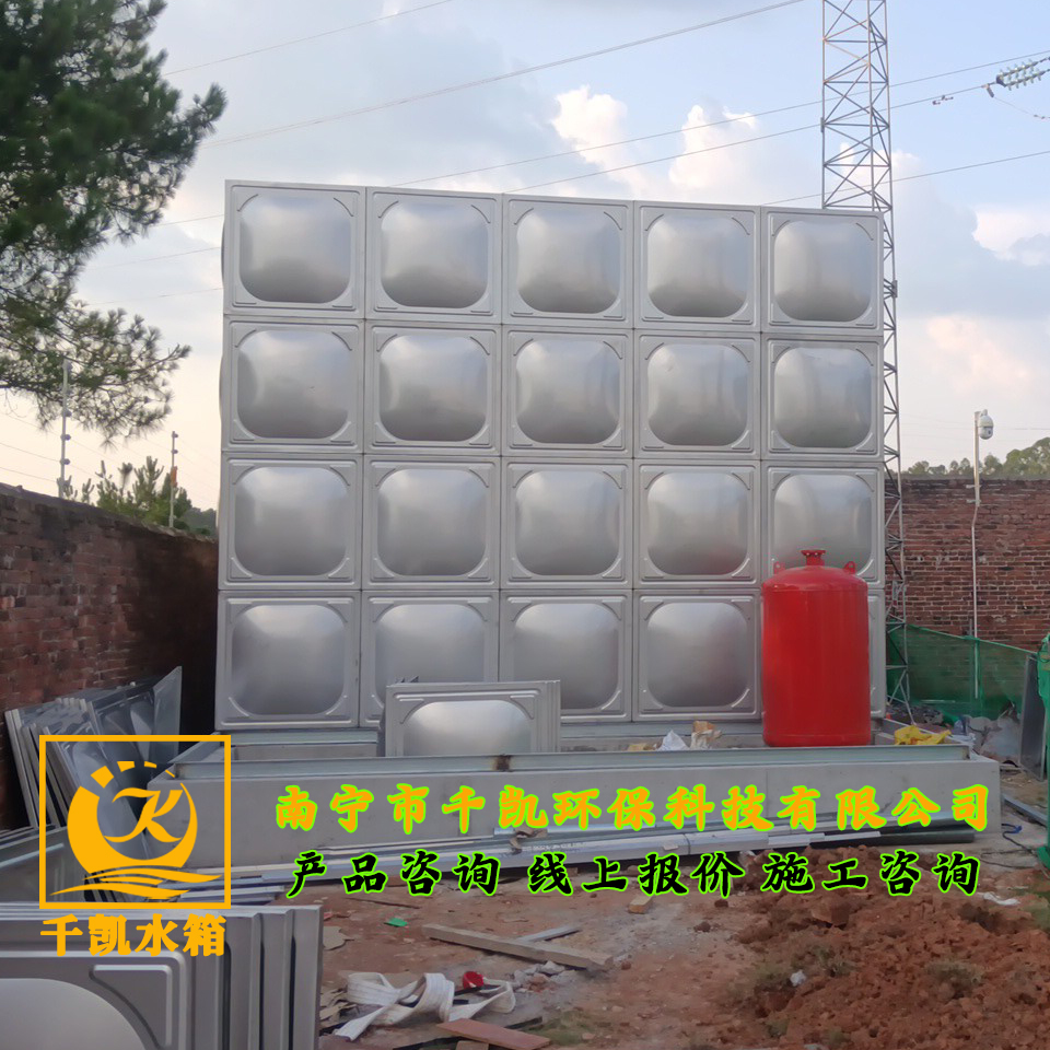 貴港35kV平山變電站擴建工程304不銹鋼箱泵一體化消防泵站安裝